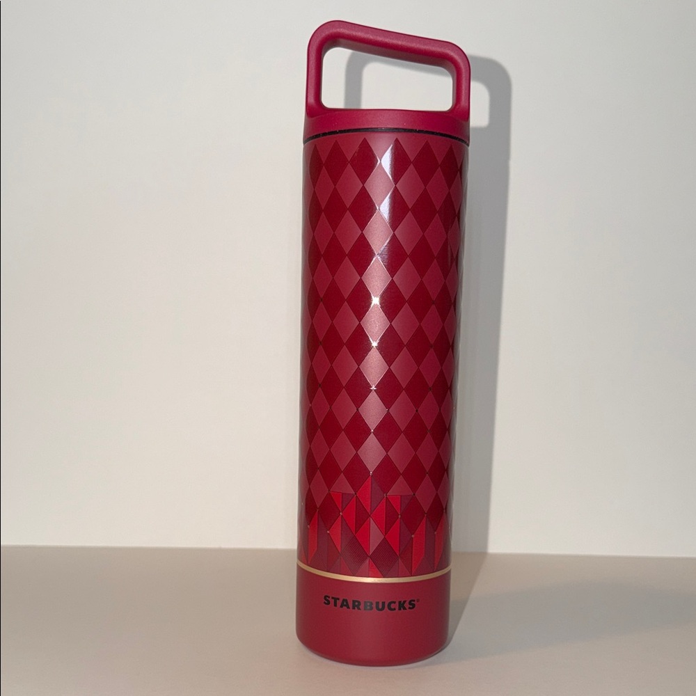 Starbucks x MiiR Red Stainless Steel Insulated Water Bottle Tumbler 20oz NWOT